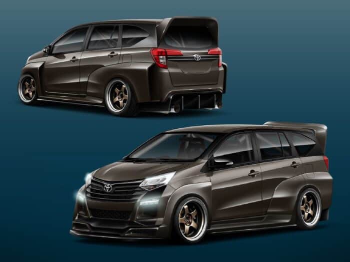 Bodykit Calya Hitam Jadi Incaran