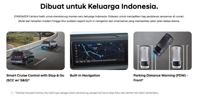 Fitur Mobil Hyundai Stargazer