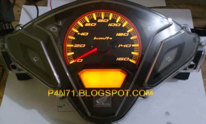 LCD Speedometer Vario 125 Blank